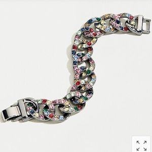 J.Crew Multi Color Gems Bracelet New With Tag